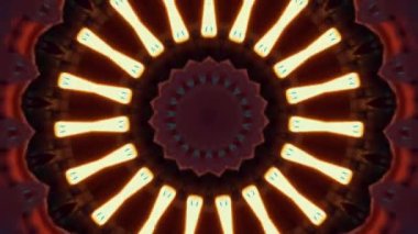 Soyut fantezi geçmişi. Geometrik kaleydoskop, mandala etkisi.