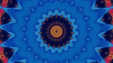 Soyut fantezi geçmişi. Geometrik kaleydoskop, mandala etkisi.