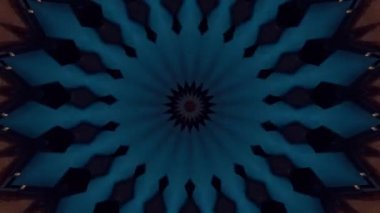 Soyut fantezi geçmişi. Geometrik kaleydoskop, mandala etkisi.