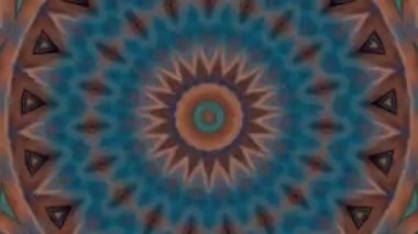 Soyut fantezi geçmişi. Geometrik kaleydoskop, mandala etkisi.