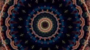 Soyut fantezi geçmişi. Geometrik kaleydoskop, mandala etkisi.