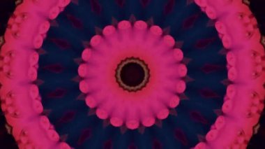 Soyut fantezi geçmişi. Geometrik kaleydoskop, mandala etkisi.