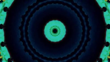 Soyut fantezi geçmişi. Geometrik kaleydoskop, mandala etkisi.