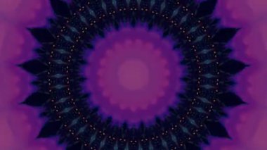Soyut fantezi geçmişi. Geometrik kaleydoskop, mandala etkisi.