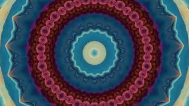 Soyut fantezi geçmişi. Geometrik kaleydoskop, mandala etkisi.