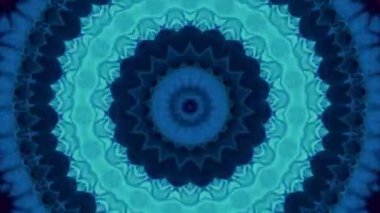 Soyut fantezi geçmişi. Geometrik kaleydoskop, mandala etkisi.