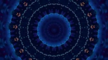 Soyut fantezi geçmişi. Geometrik kaleydoskop, mandala etkisi.