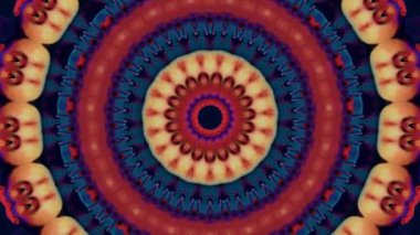 Soyut fantezi geçmişi. Geometrik kaleydoskop, mandala etkisi.