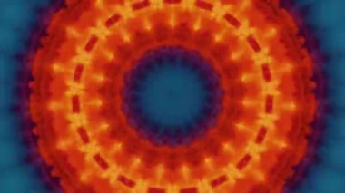 Soyut fantezi geçmişi. Geometrik kaleydoskop, mandala etkisi.