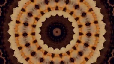 Soyut fantezi geçmişi. Geometrik kaleydoskop, mandala etkisi.