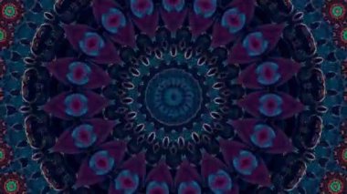 Soyut fantezi geçmişi. Geometrik kaleydoskop, mandala etkisi.