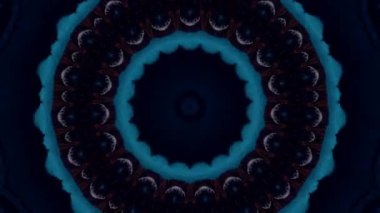 Soyut fantezi geçmişi. Geometrik kaleydoskop, mandala etkisi.