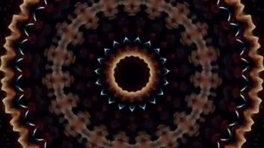 Soyut fantezi geçmişi. Geometrik kaleydoskop, mandala etkisi.