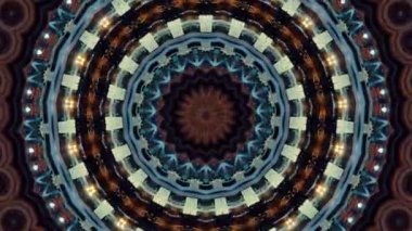 Soyut fantezi geçmişi. Geometrik kaleydoskop, mandala etkisi.