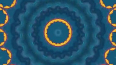 Soyut fantezi geçmişi. Geometrik kaleydoskop, mandala etkisi.