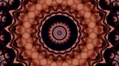 Soyut fantezi geçmişi. Geometrik kaleydoskop, mandala fraktal.