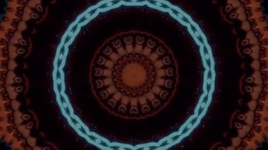 Soyut fantezi geçmişi. Geometrik kaleydoskop, mandala fraktal.