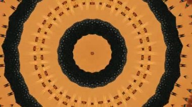 Soyut fantezi geçmişi. Geometrik kaleydoskop, mandala fraktal.