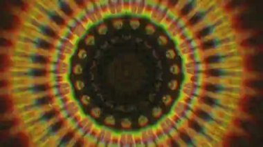Soyut fantezi geçmişi. Geometrik kaleydoskop, mandala fraktal.