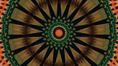 Soyut fantezi geçmişi. Geometrik kaleydoskop, mandala fraktal.