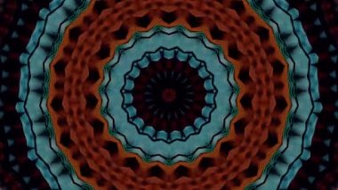 Soyut fantezi geçmişi. Geometrik kaleydoskop, mandala fraktal.
