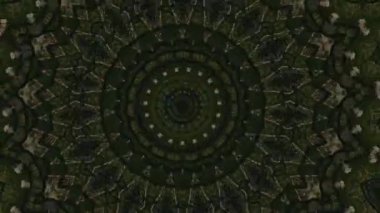Soyut fantezi geçmişi. Geometrik kaleydoskop, mandala fraktal.