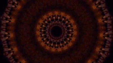 Soyut fantezi geçmişi. Geometrik kaleydoskop, mandala fraktal.