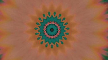 Soyut fantezi geçmişi. Geometrik kaleydoskop, mandala fraktal.