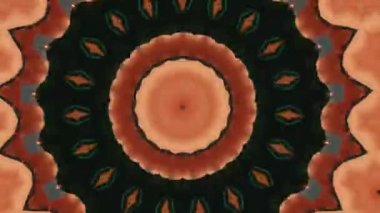 Soyut fantezi geçmişi. Geometrik kaleydoskop, mandala fraktal.