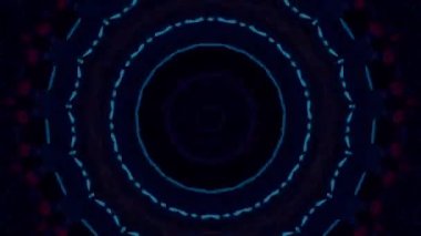 Soyut fantezi geçmişi. Geometrik kaleydoskop, mandala fraktal.