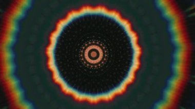 Soyut fantezi geçmişi. Geometrik kaleydoskop, mandala fraktal.