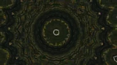 Fütürist soyut arka plan. Dinamik hareket eden fantezi döngüsü.