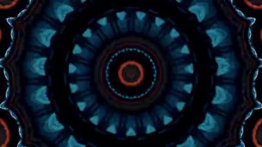 Fütürist soyut arka plan. Dinamik hareket eden fantezi döngüsü.