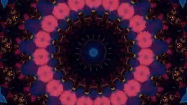 Fütürist soyut arka plan. Dinamik hareket eden fantezi döngüsü.