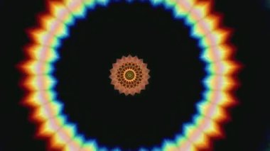 Fütürist soyut arka plan. Dinamik hareket eden fantezi döngüsü.