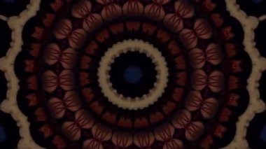 Fütürist soyut arka plan. Dinamik hareket eden fantezi döngüsü.