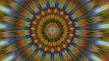 Soyut fantezi geçmişi. Geometrik kaleydoskop, mandala fraktal.