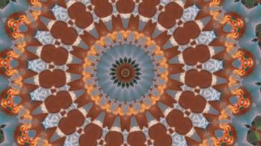 Soyut fantezi geçmişi. Geometrik kaleydoskop, mandala fraktal.