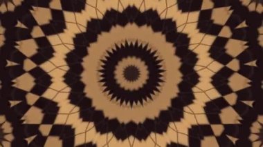 Soyut fantezi geçmişi. Geometrik kaleydoskop, mandala fraktal.