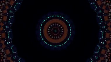 Fütürist soyut arka plan. Dinamik hareket eden fantezi döngüsü.