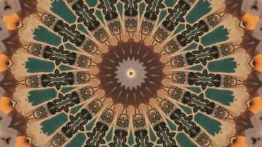 Soyut fantezi geçmişi. Geometrik kaleydoskop, mandala fraktal.