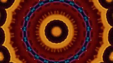 Soyut fantezi geçmişi. Geometrik kaleydoskop, mandala fraktal.