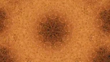 Soyut fantezi geçmişi. Geometrik kaleydoskop, mandala fraktal.