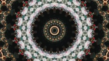 Fütürist soyut arka plan. Dinamik hareket eden fantezi döngüsü.