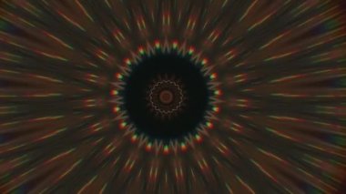 Soyut fantezi geçmişi. Geometrik kaleydoskop, mandala fraktal.