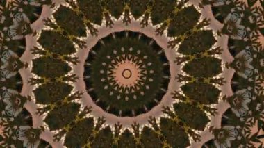 Soyut fantezi geçmişi. Geometrik kaleydoskop, mandala fraktal.