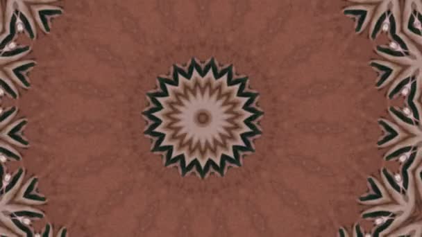 Abstract fantasy background. Geometric kaleidoscope, mandala fractal. — Stock Video