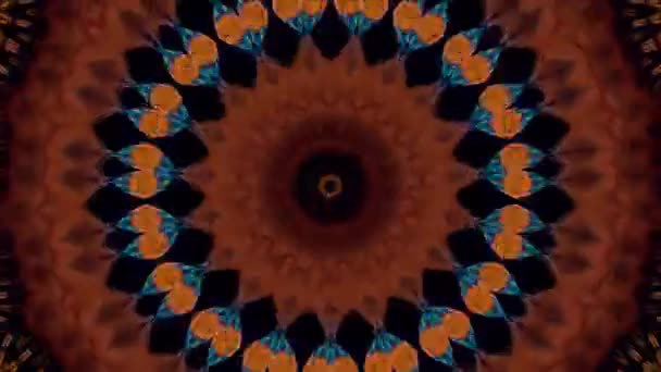 Fondo abstracto futurista. Lazo dinámico de fantasía en movimiento. — Vídeo de stock