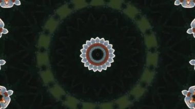 Soyut fantezi geçmişi. Geometrik kaleydoskop, mandala fraktal.
