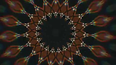 Fütürist soyut arka plan. Dinamik hareket eden fantezi döngüsü.